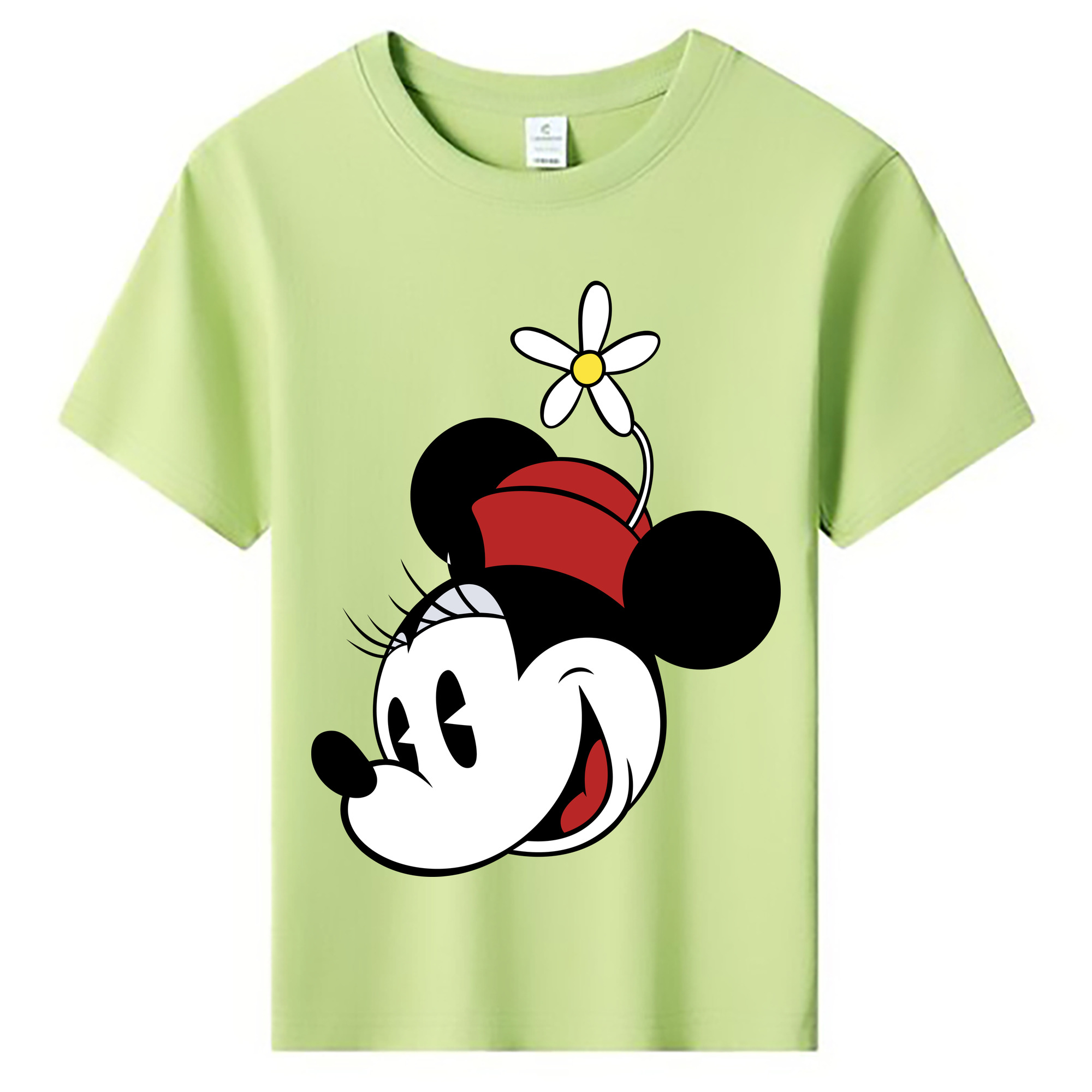 ミッキーマウス Mickey Mouse 綿100％キッズTシャツ（フロントプリント）